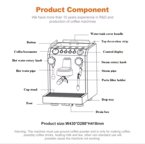 WhatsApp Image 2026-04-11 at 11.48.04 PM (2) Gemilai CRM3145 Commercial Machine + CRM9015A Grinder
