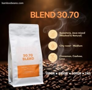 ​Bamboo Beans Arabica Robusta 30.70 - Sumatra & Java Mixed