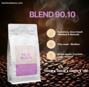 ​Bamboo Beans Arabica Robusta 90.10 - Sumatra & Java Mixed Blend